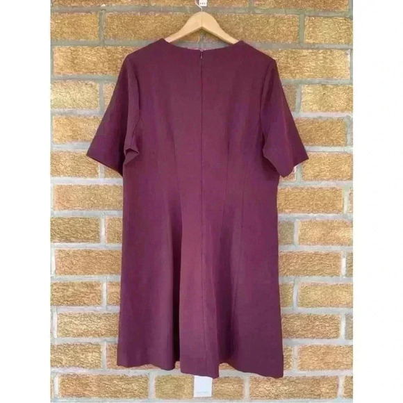 M.M. Lafleur The Emily Dress in Claret 1x - Picture 7 of 7